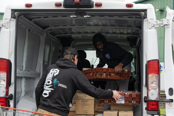 delivering meals at birch